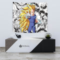 Vegeta SSj3 Tapestry Custom Dragon Ball Anime Manga Room Decor 4 - PerfectIvy