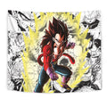 Vegeta SSj4 Tapestry Custom Dragon Ball Anime Manga Room Decor 1 - PerfectIvy