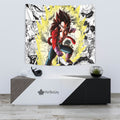 Vegeta SSj4 Tapestry Custom Dragon Ball Anime Manga Room Decor 3 - PerfectIvy