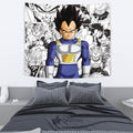 Vegeta Tapestry Custom Dragon Ball Anime Manga Room Decor 2 - PerfectIvy