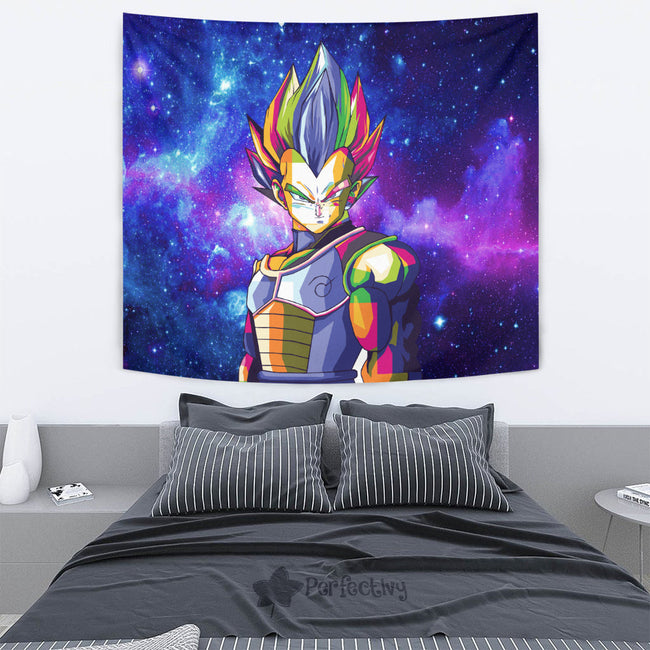 Vegeta Tapestry Custom Dragon Ball Anime Room Decor 2 - PerfectIvy