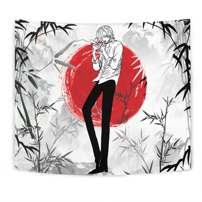 Vinsmoke Sanji Tapestry Custom One Piece Anime Room Decor 1 - PerfectIvy
