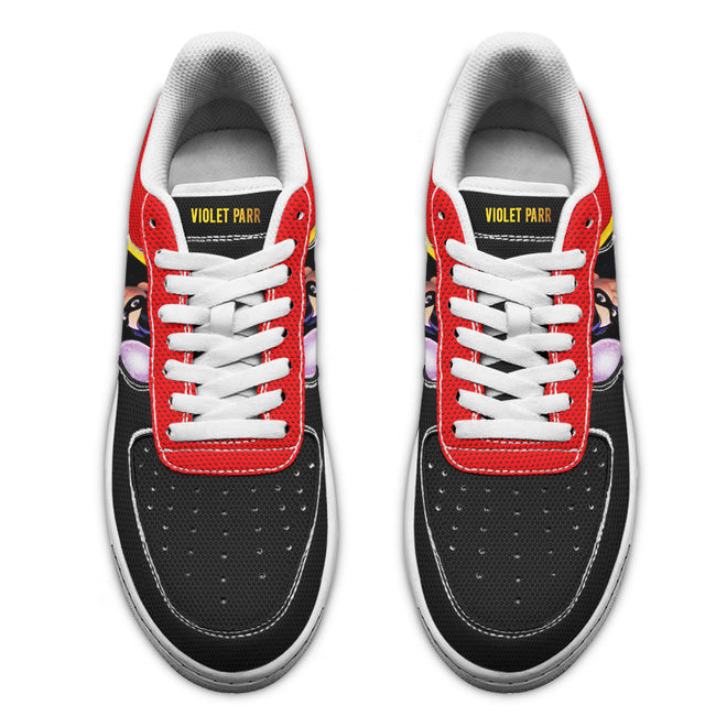 Violet Parr Sneakers Custom Incredible Family Cartoon Shoes 3 - PerfectIvy