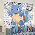 Wartortle Tapestry Custom Pokemon Manga Anime Room Decor 4 - PerfectIvy
