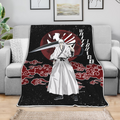 White Ichigo Blanket Moon Style Custom Bleach Anime Bedding 4 - PerfectIvy