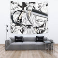 White Ichigo Zangetsu Tapestry Custom Bleach Anime Manga Room Wall Decor 2 - PerfectIvy