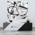 White Ichigo Zangetsu Tapestry Custom Bleach Anime Manga Room Wall Decor 3 - PerfectIvy