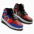 Winter Soldier vs US Captain Kid Sneakers Custom For Kids 2 - PerfectIvy