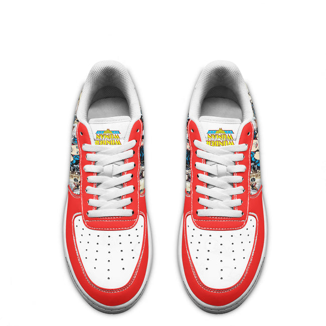 Wonder Woman Sneakers Custom Superhero Comic Shoes 4 - PerfectIvy