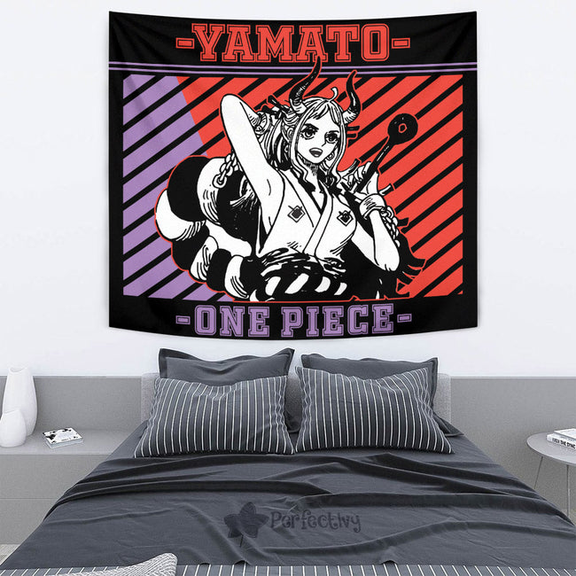 Yamato Tapestry Custom One Piece Anime Home Room Wall Decor 2 - PerfectIvy