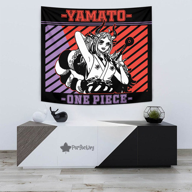 Yamato Tapestry Custom One Piece Anime Home Room Wall Decor 3 - PerfectIvy
