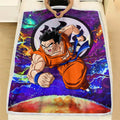 Yamcha Fleece Blanket Custom Dragon Ball Anime Galaxy Style 4 - PerfectIvy
