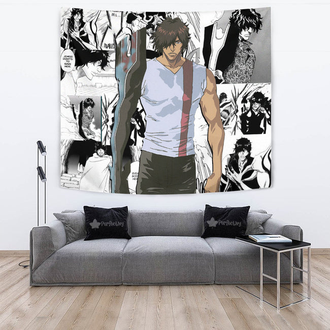 Yasutora Sado Tapestry Custom Bleach Anime Manga Room Decor 4 - PerfectIvy