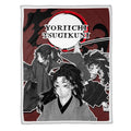 Yoriichi Fleece Blanket Custom Demon Slayer Anime Manga Bedding 1 - PerfectIvy