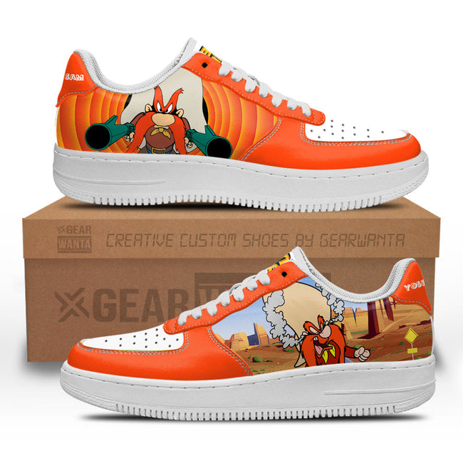 Yosemite Sam Looney Tunes Custom Sneakers QD14 1 - PerfectIvy