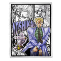 Yoshikage Kira Blanket Fleece Custom JJBA Anime Bedding 1 - PerfectIvy