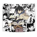 Yuno Tapestry Custom Black Clover Anime Manga Room Wall Decor 1 - PerfectIvy