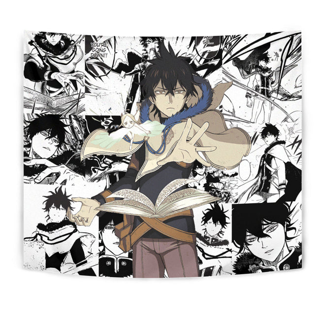 Yuno Tapestry Custom Black Clover Anime Manga Room Wall Decor 1 - PerfectIvy