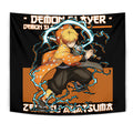 Zenitsu Agatsuma Tapestry Custom Demon Slayer Anime Room Decor 1 - PerfectIvy