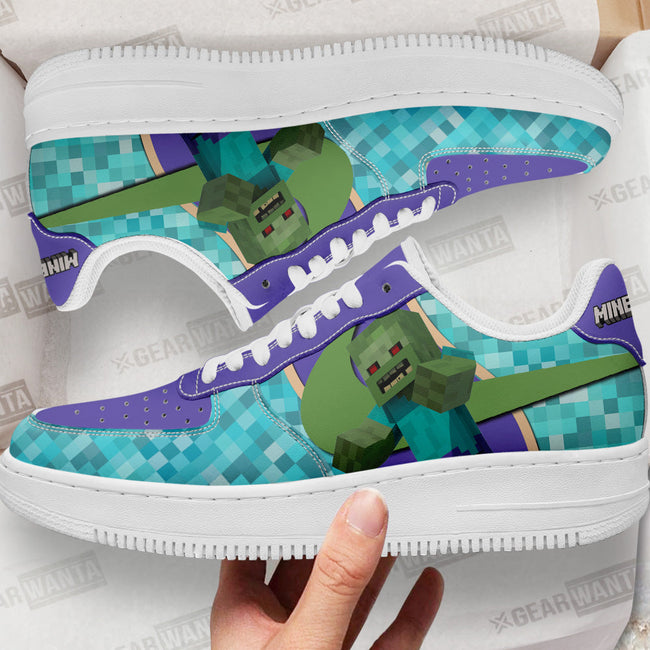 Zombie Minecraft Custom Sneakers LT11 2 - PerfectIvy