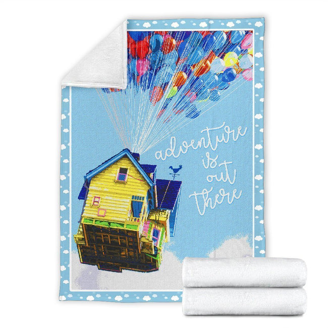 Adventure Is Out There Up Movies Fleece Blanket Fan Gift 1 - PerfectIvy