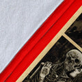 And They Lived Happily Ever After Skull Fleece Blanket Gift Idea 8 - PerfectIvy