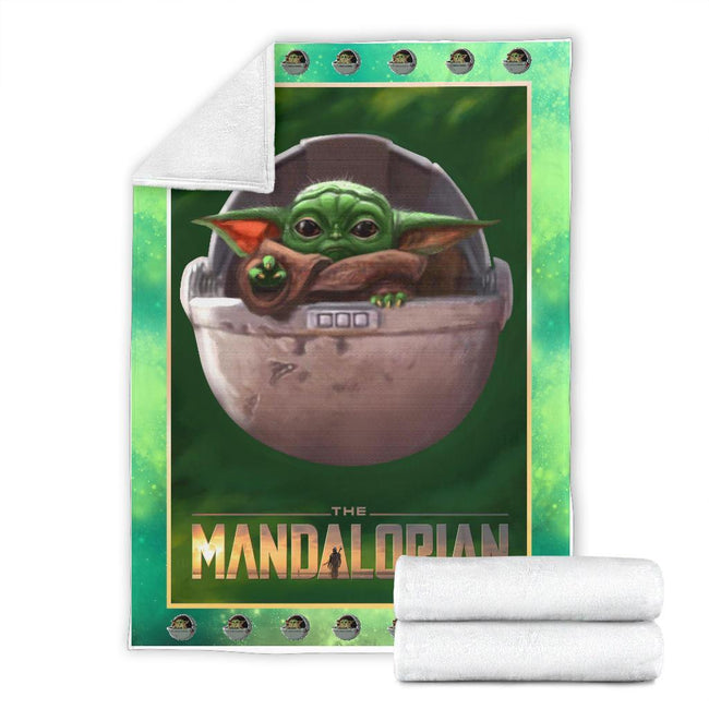 Baby Yoda Fleece Blanket The Mandalorian Star Wars Fan 7 - PerfectIvy