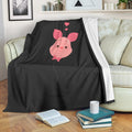 Balloon Piglet Fleece Blanket Funny Cartoon Bedding Decor Gift 1 - PerfectIvy