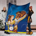 Beauty And The Beast Fleece Blanker Cartoon Fan 6 - PerfectIvy