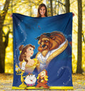 Beauty And The Beast Fleece Blanker Cartoon Fan 1 - PerfectIvy