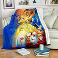 Beauty And The Beast Fleece Blanket Gift Idea 2 - PerfectIvy