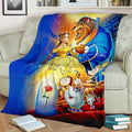 Beauty And The Beast Fleece Blanket Gift Idea 3 - PerfectIvy