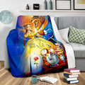 Beauty And The Beast Fleece Blanket Gift Idea 4 - PerfectIvy