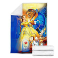 Beauty And The Beast Fleece Blanket Gift Idea 7 - PerfectIvy