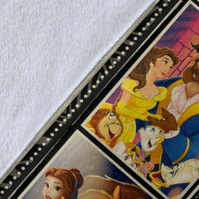 Beauty And The Beast Fleece Blanket My Only Love The Day I Met You 8 - PerfectIvy