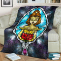 Belle Princess Fleece Blanket Beauty And The Beast Bedding Decor 2 - PerfectIvy