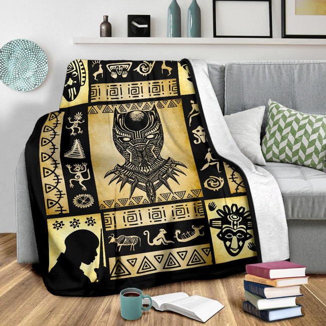 Black Panther Fleece Blanket Amazing For Superheroes Fan 3 - PerfectIvy