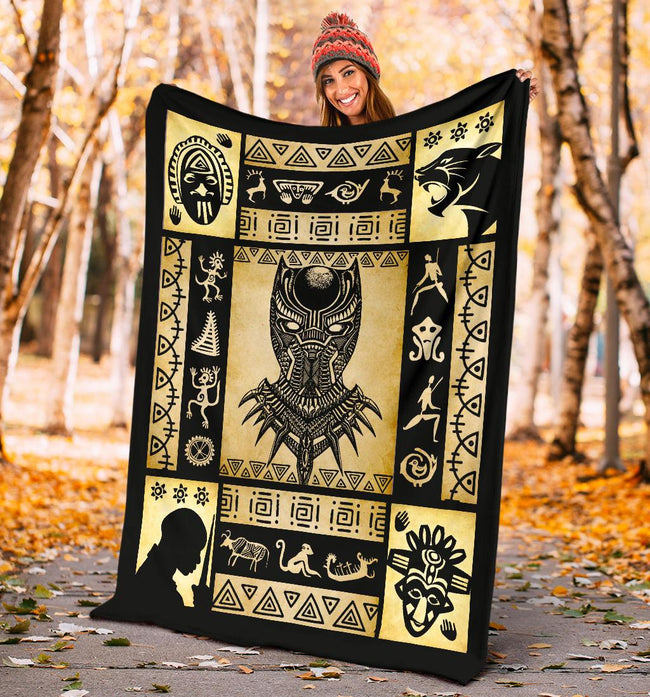 Black Panther Fleece Blanket Amazing For Superheroes Fan 4 - PerfectIvy