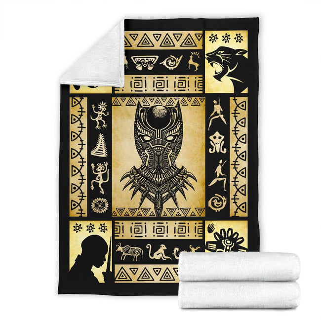 Black Panther Fleece Blanket Amazing For Superheroes Fan 7 - PerfectIvy