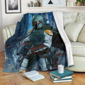Boba Fett Fleece Blanket As You Wish Star Wars Fan Gift 2 - PerfectIvy