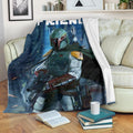 Boba Fett Fleece Blanket We'll Met Again Friend Star Wars Blanket 2 - PerfectIvy