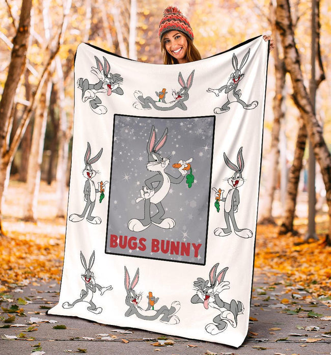 Bugs Bunny Fleece Blanket Looney Tunes Cartoon Fan 5 - PerfectIvy