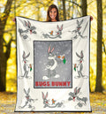 Bugs Bunny Fleece Blanket Looney Tunes Cartoon Fan 1 - PerfectIvy