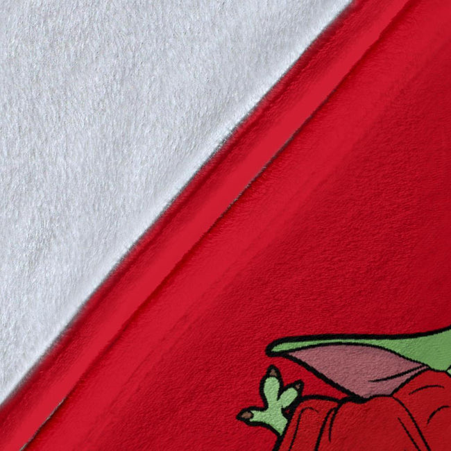 Carolina Hurricanes Fleece Blanket Baby Yoda The Force Is Strong 8 - PerfectIvy