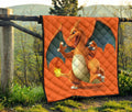 Charizard Quilt Blanket Gift For Pokemon Fan 6 - PerfectIvy