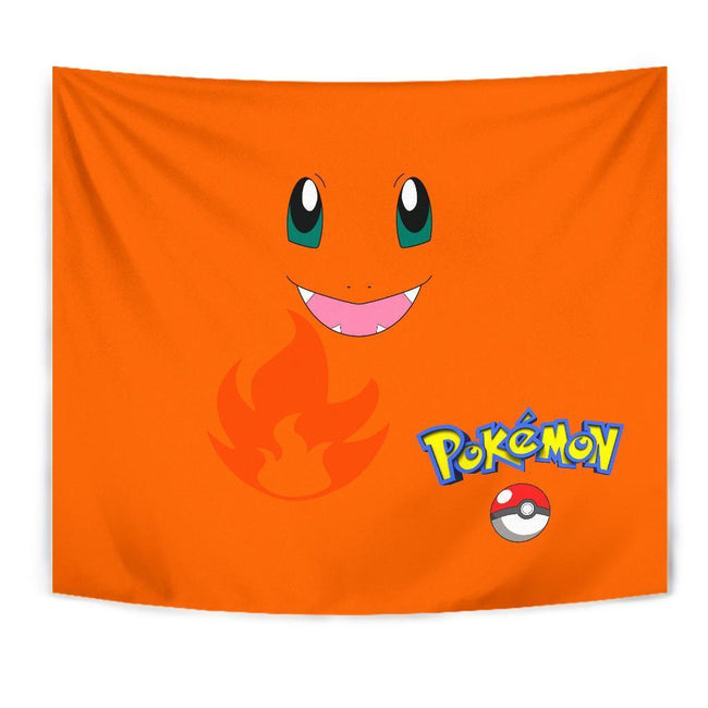 Charmander Tapestry Funny Pokemon Fan Gift Idea 1 - PerfectIvy