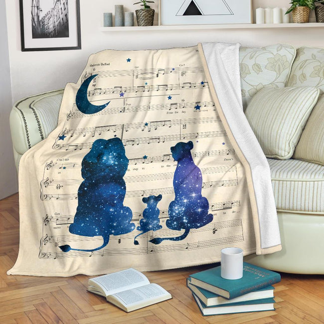 Circle Of Life Lyric Lion King Fleece Blanket For Bedding Decor 1 - PerfectIvy