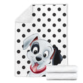Cute Dalmatian Fleece Blanket Dog Lover Gift 4 - PerfectIvy