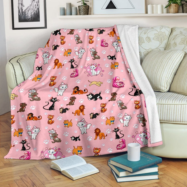 Cute Kitten Fleece Blanket Gift Idea 1 - PerfectIvy