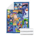 Cute Eeyore Fleece Blanket For Winnie The Pooh Bedding Decor 4 - PerfectIvy
